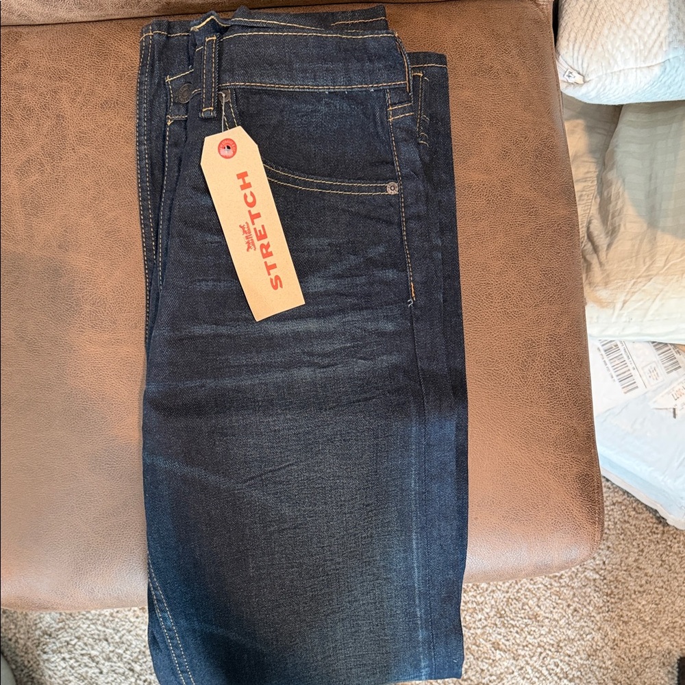 Levi's Men's Indigo 505 Regular Stretch Jeans , 33 x 34